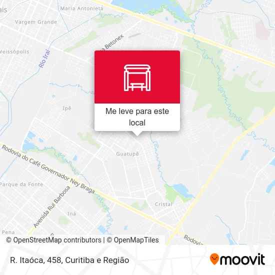 R. Itaóca, 458 mapa
