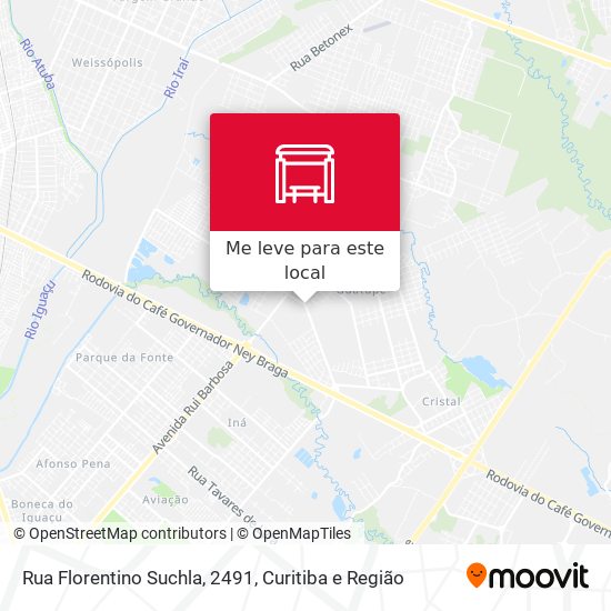 Rua Florentino Suchla, 2491 mapa