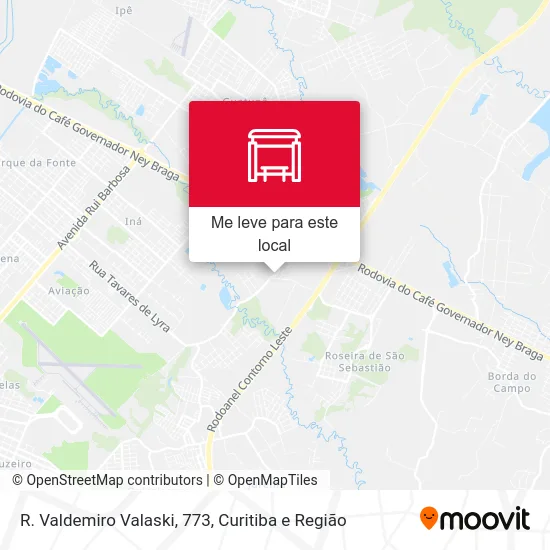 R. Valdemiro Valaski, 773 mapa