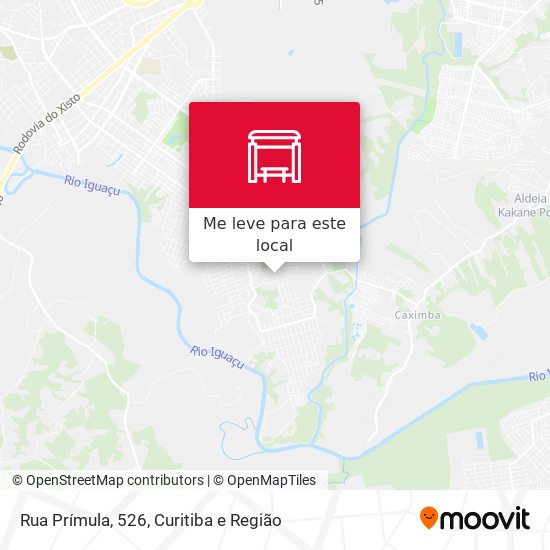Rua Prímula, 526 mapa