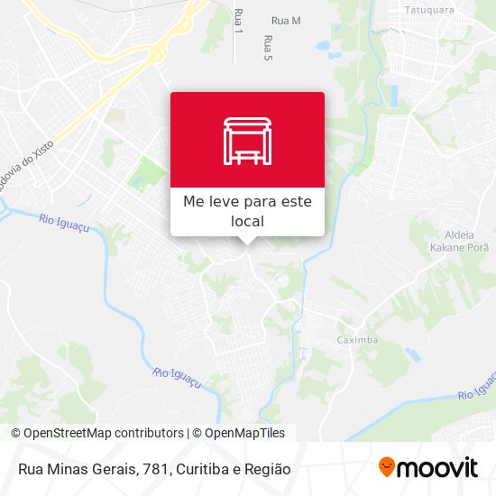 Rua Minas Gerais, 781 mapa