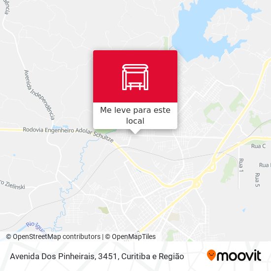 Avenida Dos Pinheirais, 3451 mapa
