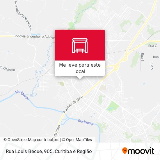 Rua Louis Becue, 905 mapa