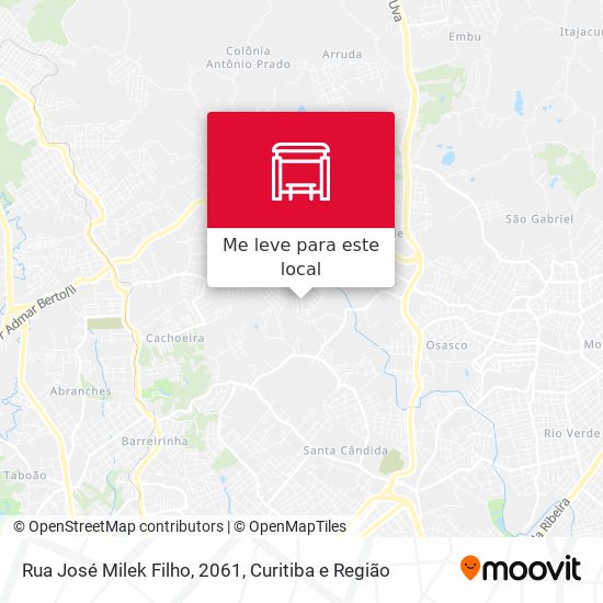 Rua José Milek Filho, 2061 mapa