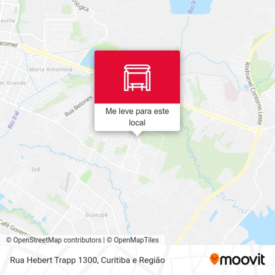 Rua Hebert Trapp 1300 mapa
