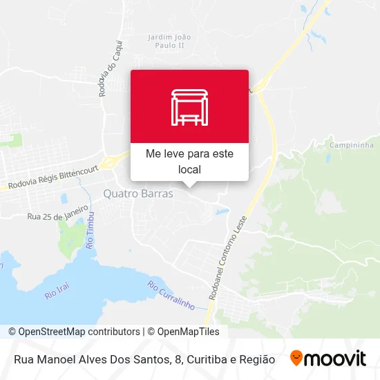 Rua Manoel Alves Dos Santos, 8 mapa