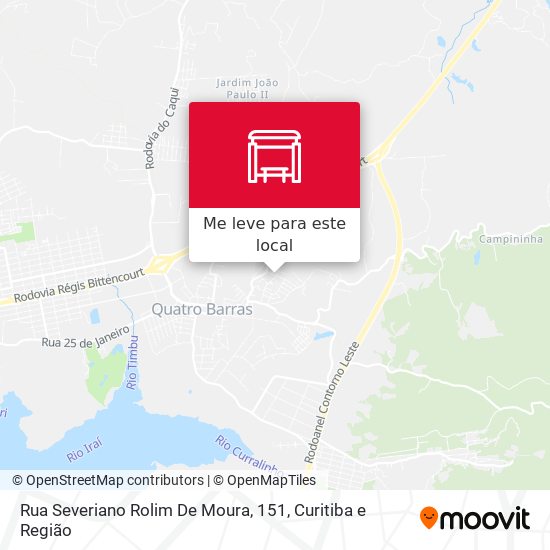 Rua Severiano Rolim De Moura, 151 mapa