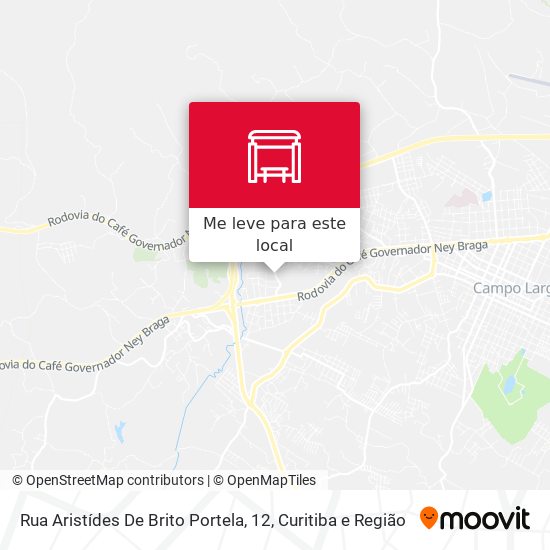 Rua Aristídes De Brito Portela, 12 mapa