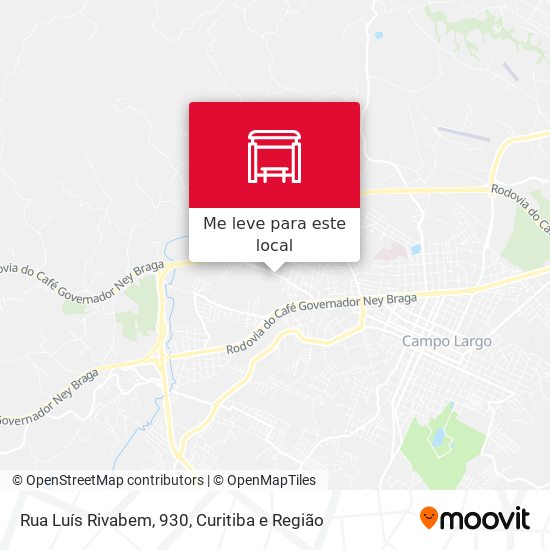 Rua Luís Rivabem, 930 mapa