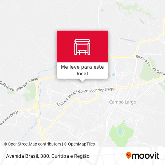 Avenida Brasil, 380 mapa