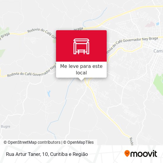 Rua Artur Taner, 10 mapa