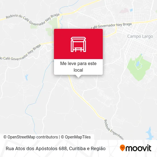 Rua Atos dos Apóstolos 688 mapa