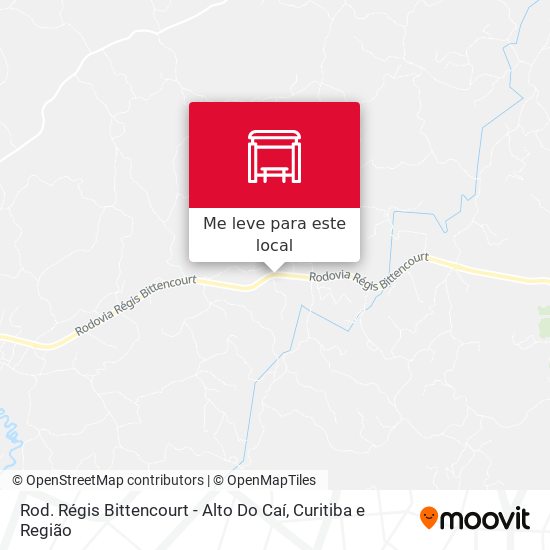Rod. Régis Bittencourt - Alto Do Caí mapa