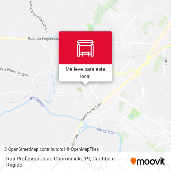 Rua Professor João Chorosnicki, 19 mapa
