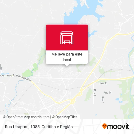 Rua Uirapuru, 1085 mapa