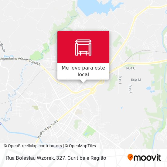 Rua Boleslau Wzorek, 327 mapa