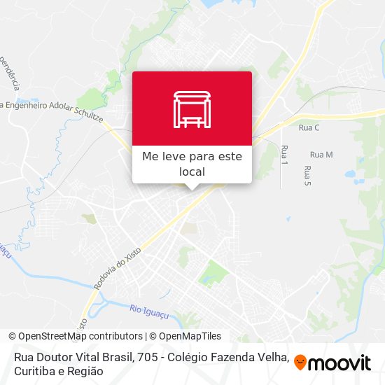 Rua Doutor Vital Brasil, 705 - Colégio Fazenda Velha mapa