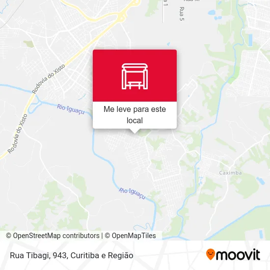 Rua Tibagi, 943 mapa