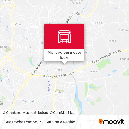 Rua Rocha Pombo, 72 mapa
