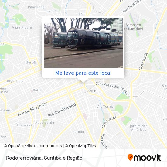 Rodoferroviária mapa