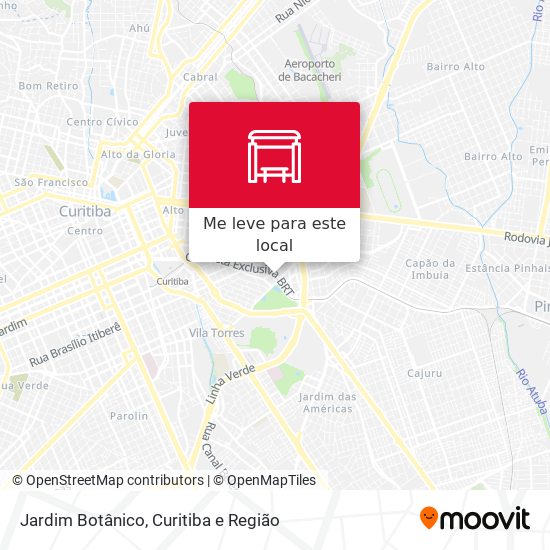 Jardim Botânico mapa