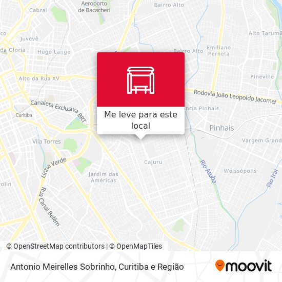 Antonio Meirelles Sobrinho mapa