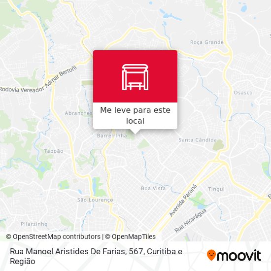 Rua Manoel Aristides De Farias, 567 mapa