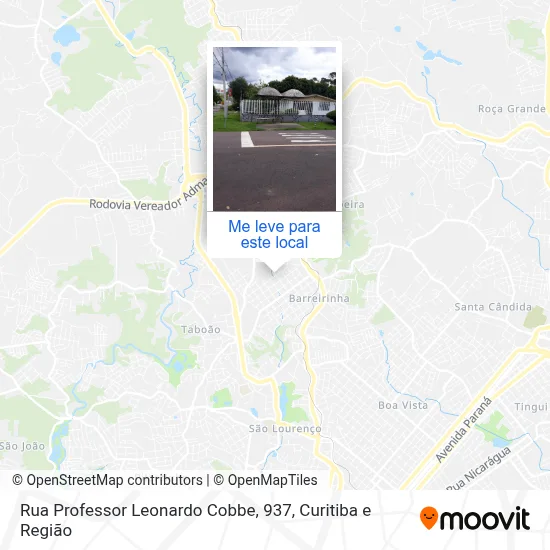 Rua Professor Leonardo Cobbe, 937 mapa