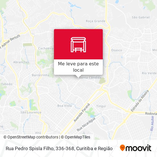Rua Pedro Spisla Filho, 336-368 mapa