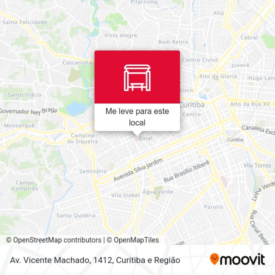 Hospital Militar (Av. Vicente Machado, 1400) mapa