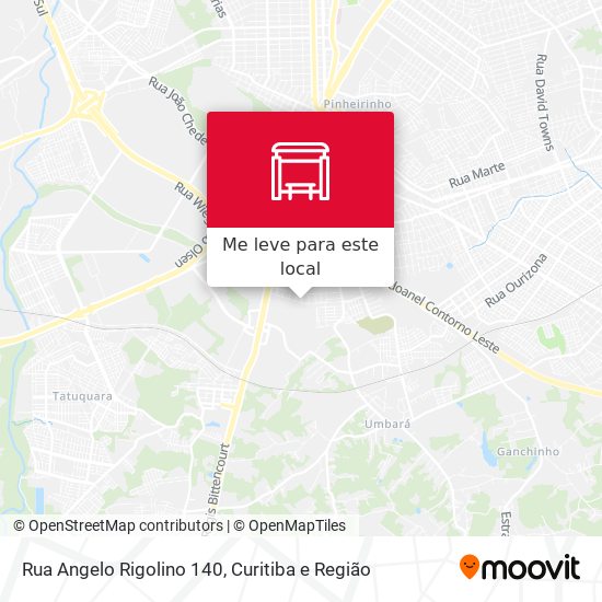 Rua Angelo Rigolino 140 mapa