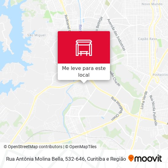 Rua Antônia Molina Bella, 532-646 mapa
