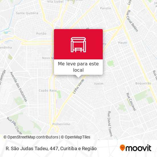 R. São Judas Tadeu, 447 mapa