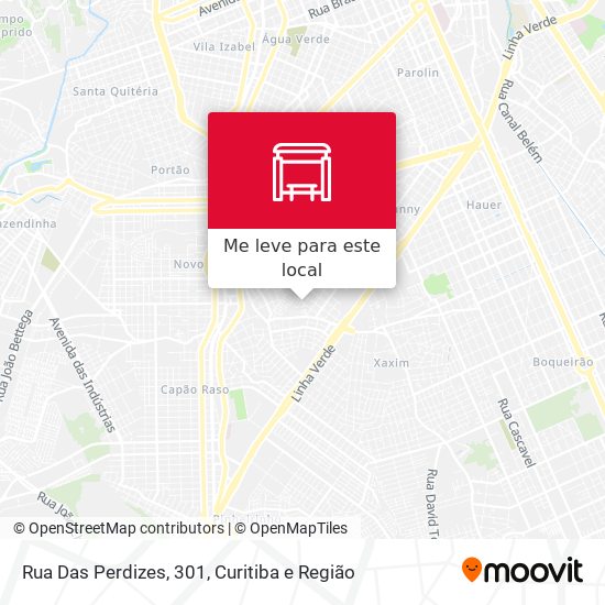 Rua Das Perdizes, 301 mapa