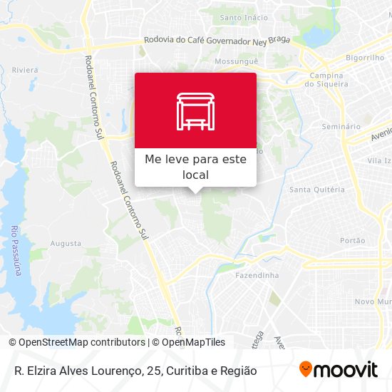 R. Elzira Alves Lourenço, 25 mapa