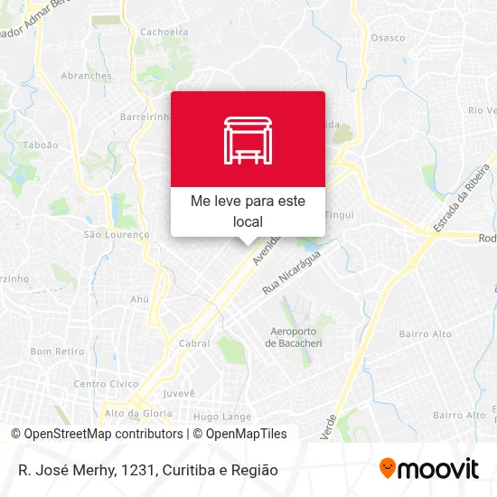 R. José Merhy, 1231 mapa