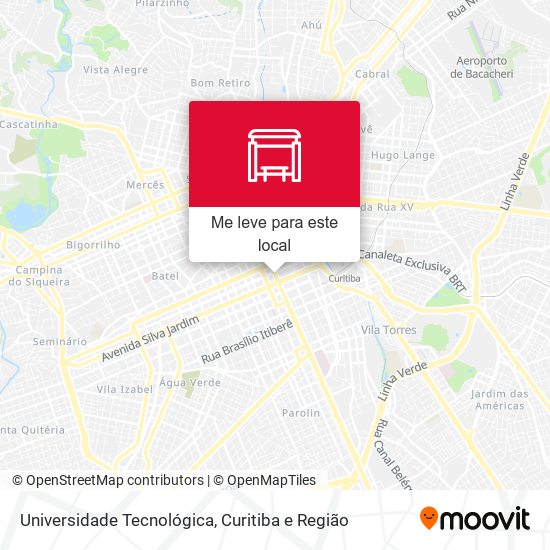 Universidade Tecnológica mapa