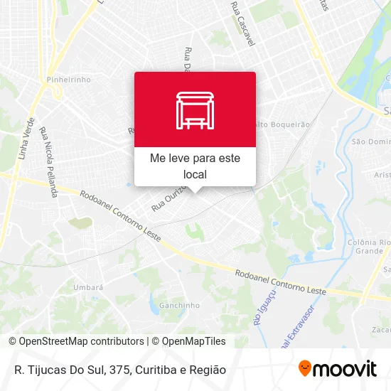 R. Tijucas Do Sul, 375 mapa