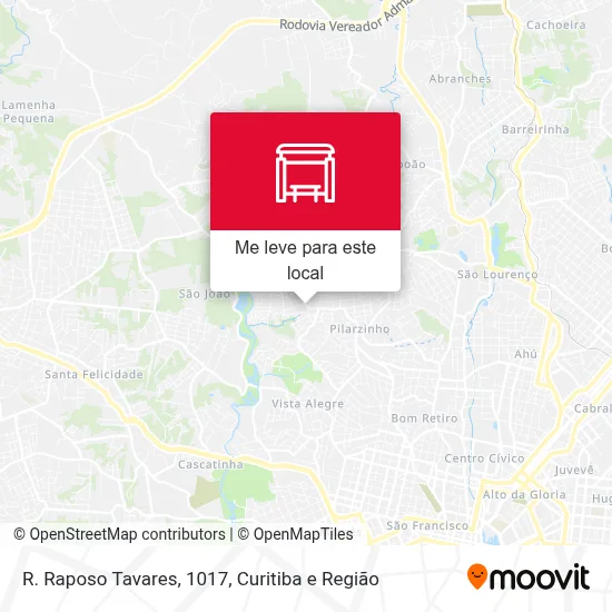 R. Raposo Tavares, 1017 mapa