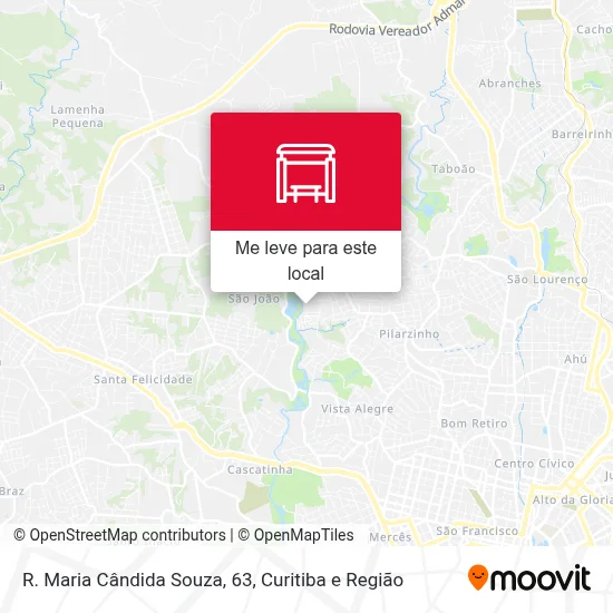 R. Maria Cândida Souza, 63 mapa