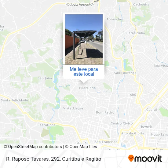 R. Raposo Tavares, 292 mapa