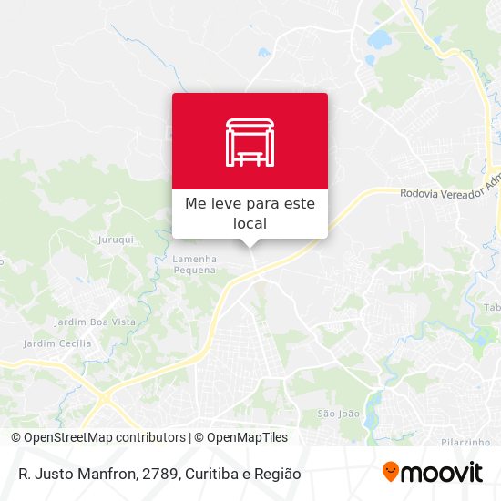 R. Justo Manfron, 2789 mapa
