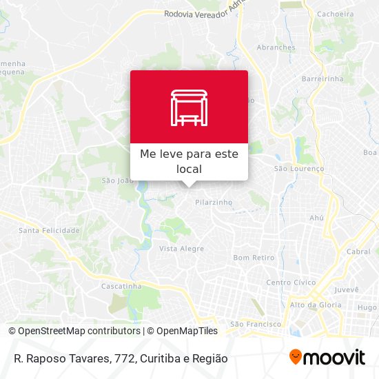 R. Raposo Tavares, 772 mapa