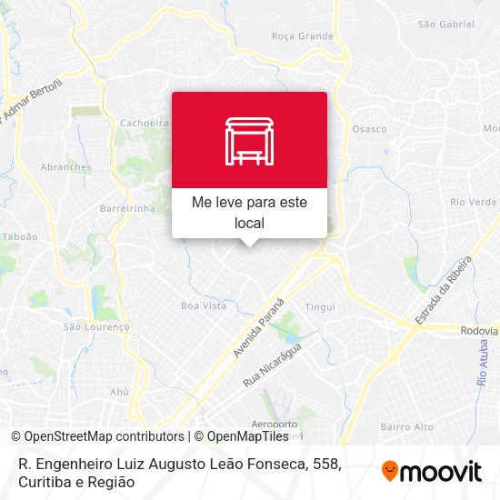 R. Engenheiro Luiz Augusto Leão Fonseca, 558 mapa
