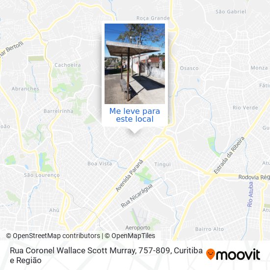 Rua Coronel Wallace Scott Murray, 757-809 mapa