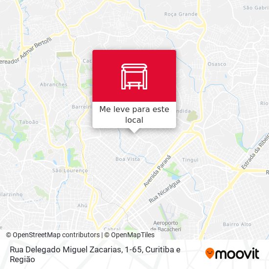 Rua Delegado Miguel Zacarias, 1-65 mapa