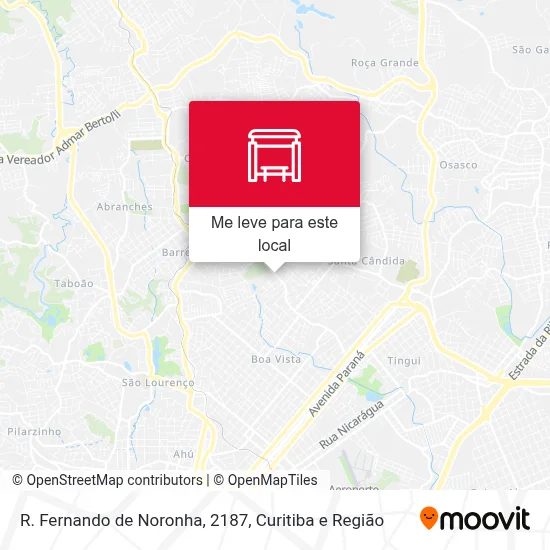 R. Fernando de Noronha, 2187 mapa