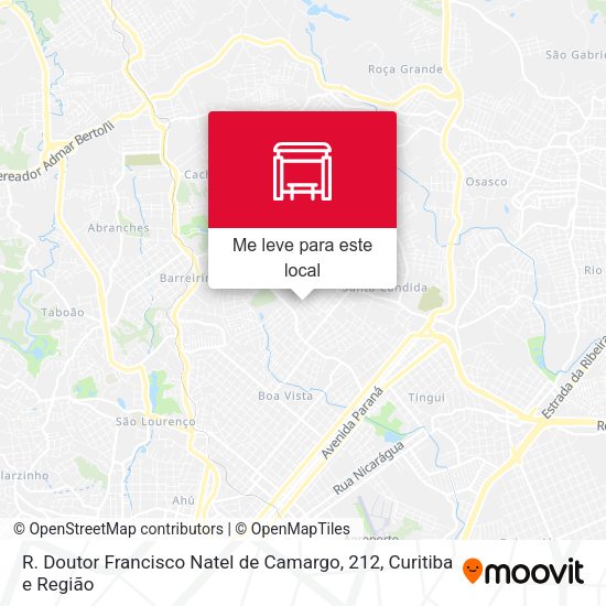 R. Doutor Francisco Natel de Camargo, 212 mapa