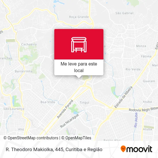 R. Theodoro Makiolka, 445 mapa