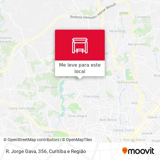 R. Jorge Gava, 356 mapa